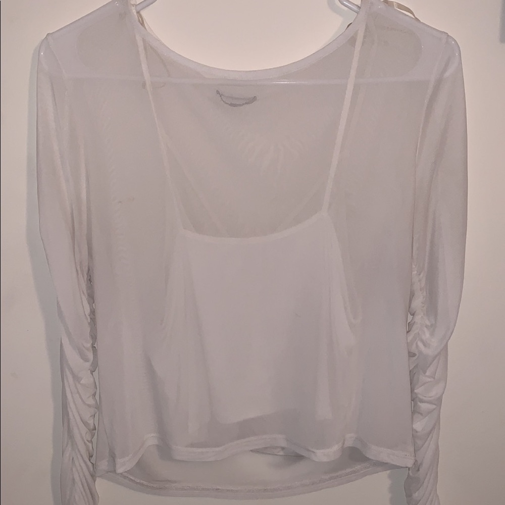 Charlotte Rouse Crop top longsleeve